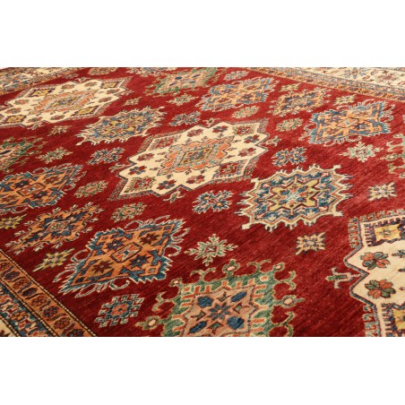 Tappeto Kazak Fine Pakistan marrone giallo 209x290