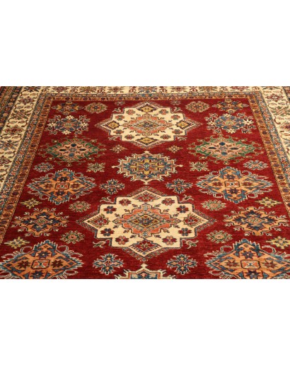 Tappeto Kazak Fine Pakistan marrone giallo 209x290