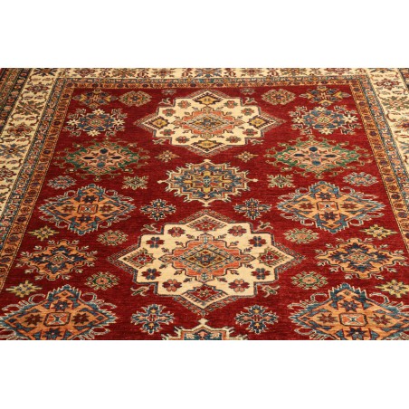 Tappeto Kazak Fine Pakistan marrone giallo 209x290