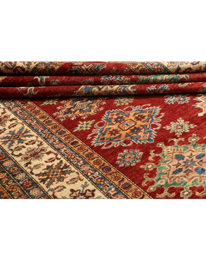 Tappeto Kazak Fine Pakistan marrone giallo 209x290