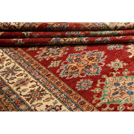 Tappeto Kazak Fine Pakistan marrone giallo 209x290