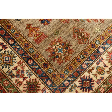 Tappeto Kazak Fine Pakistan arancione marrone 145x203