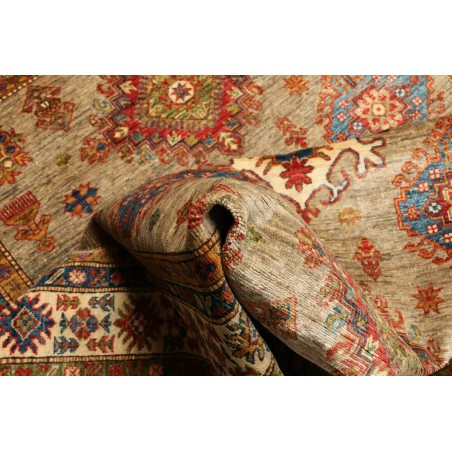 Tappeto Kazak Fine Pakistan arancione marrone 145x203