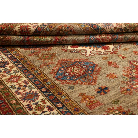 Tappeto Kazak Fine Pakistan arancione marrone 145x203