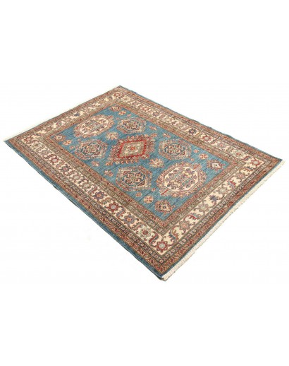 Tappeto Kazak Fine Pakistan bianco giallo 121x170