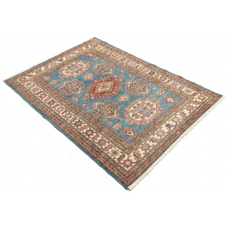 Tappeto Kazak Fine Pakistan bianco giallo 121x170