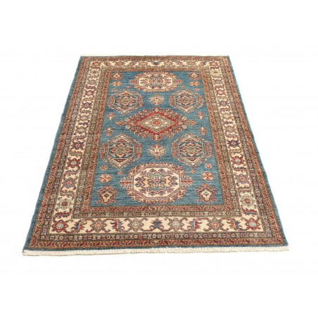 Tappeto Kazak Fine Pakistan bianco giallo 121x170