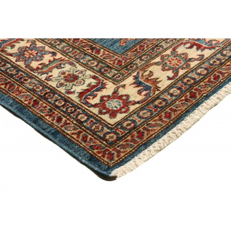 Tappeto Kazak Fine Pakistan bianco giallo 121x170