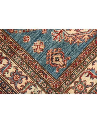 Tappeto Kazak Fine Pakistan bianco giallo 121x170