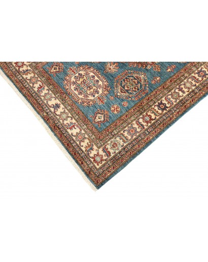 Tappeto Kazak Fine Pakistan bianco giallo 121x170