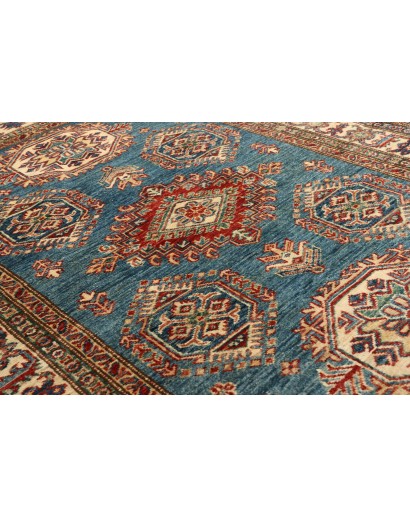 Tappeto Kazak Fine Pakistan bianco giallo 121x170