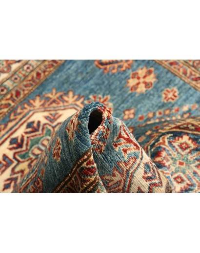 Tappeto Kazak Fine Pakistan bianco giallo 121x170