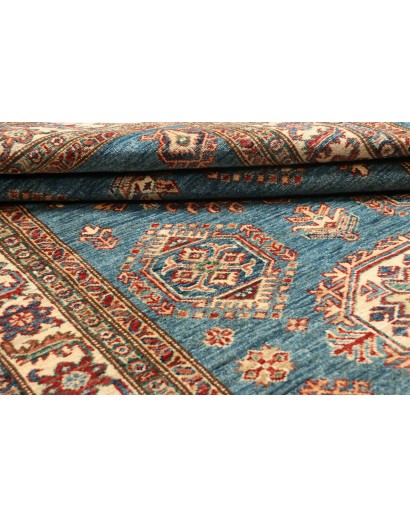 Tappeto Kazak Fine Pakistan bianco giallo 121x170