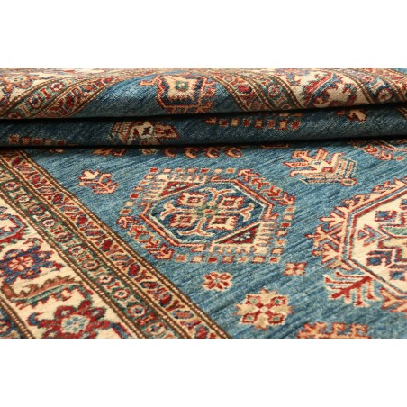 Tappeto Kazak Fine Pakistan bianco giallo 121x170