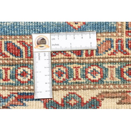 Tappeto Kazak Fine Pakistan bianco giallo 121x170