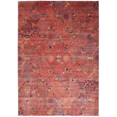 Tappeto Shahi Fine Pakistan rosso grigio 206x295