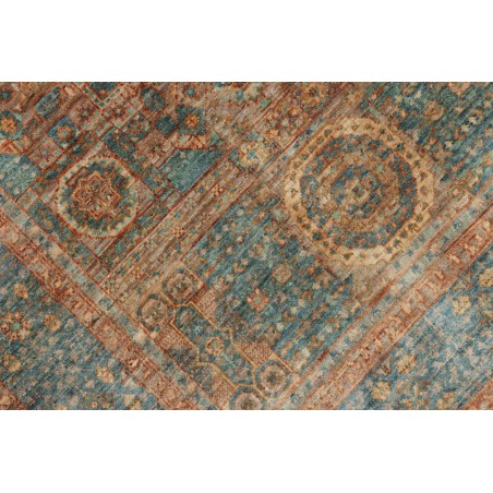 Tappeto Mamlouk Pakistan bianco azzurro 99x153