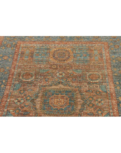 Tappeto Mamlouk Pakistan bianco azzurro 99x153