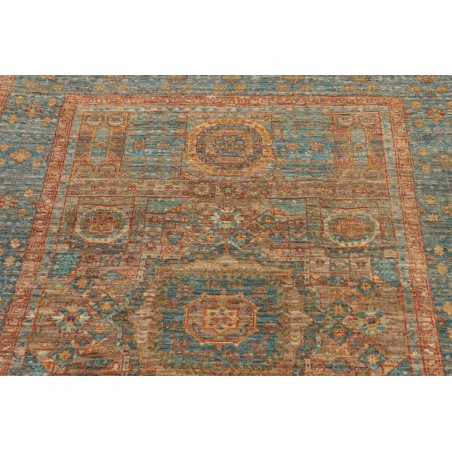 Tappeto Mamlouk Pakistan bianco azzurro 99x153