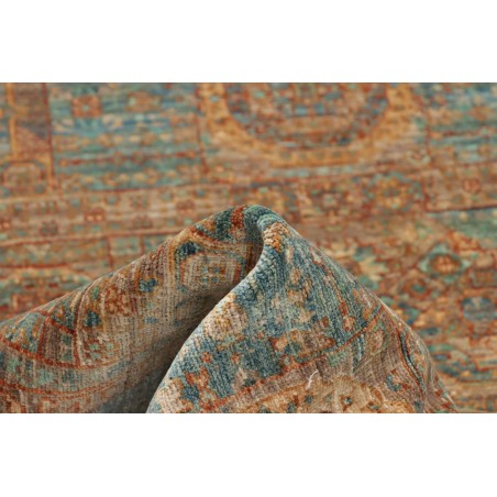 Tappeto Mamlouk Pakistan bianco azzurro 99x153