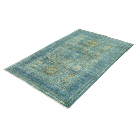 Tappeto Mamlouk Pakistan azzurro verde 120x186