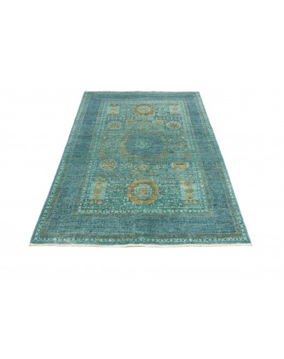 Tappeto Mamlouk Pakistan azzurro verde 120x186