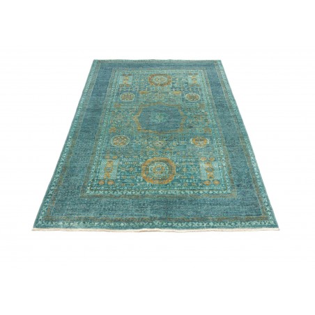 Tappeto Mamlouk Pakistan azzurro verde 120x186