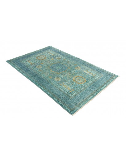 Tappeto Mamlouk Pakistan azzurro verde 120x186