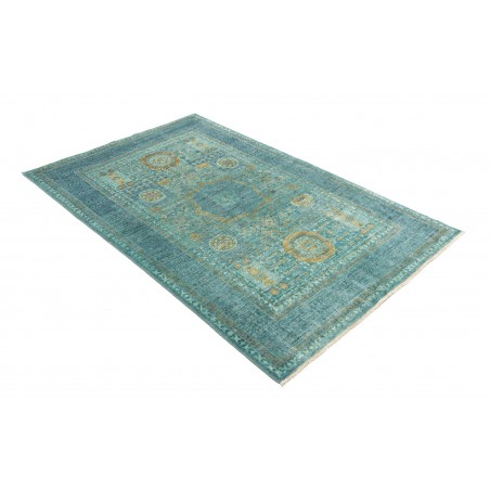 Tappeto Mamlouk Pakistan azzurro verde 120x186