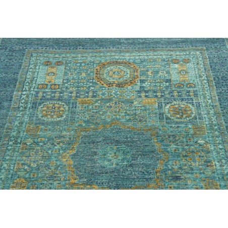 Tappeto Mamlouk Pakistan azzurro verde 120x186