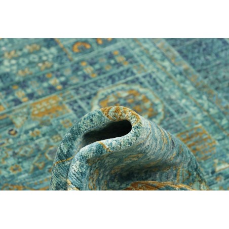 Tappeto Mamlouk Pakistan azzurro verde 120x186