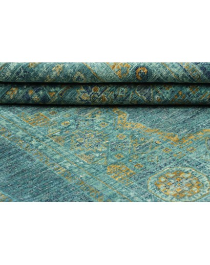 Tappeto Mamlouk Pakistan azzurro verde 120x186