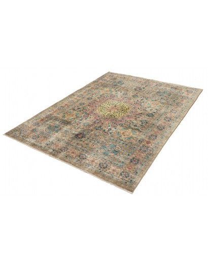 Tappeto Mamlouk Pakistan azzurro grigio 150x199
