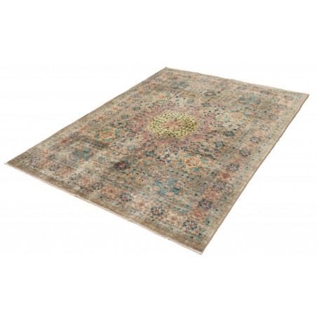 Tappeto Mamlouk Pakistan azzurro grigio 150x199