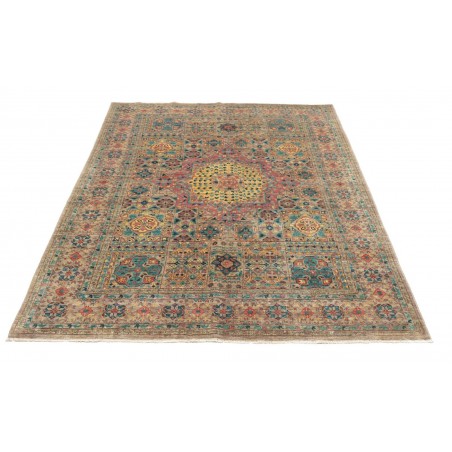 Tappeto Mamlouk Pakistan azzurro grigio 150x199