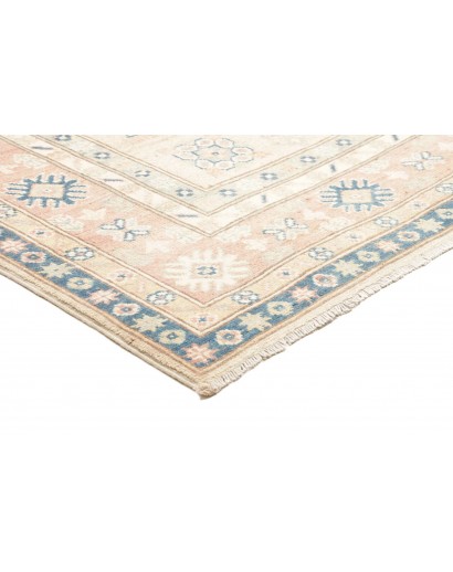 Tappeto Kazak Afghanistan bianco grigio 148x201