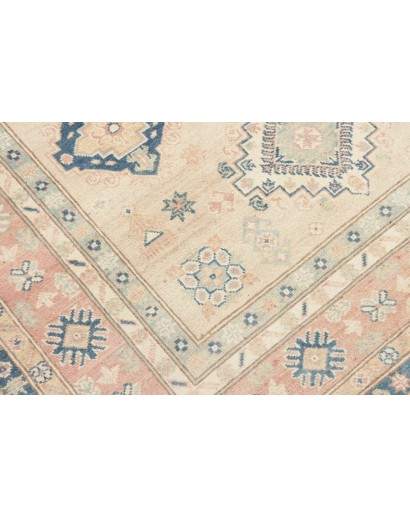 Tappeto Kazak Afghanistan bianco grigio 148x201