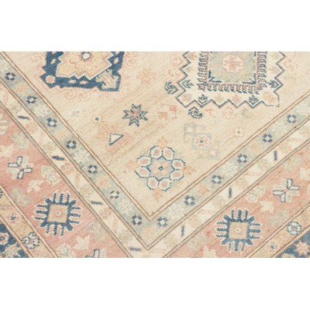 Tappeto Kazak Afghanistan bianco grigio 148x201
