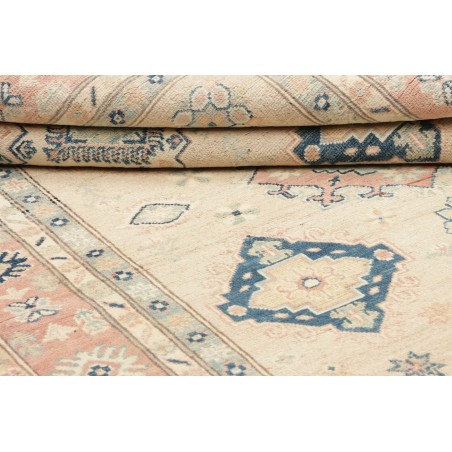 Tappeto Kazak Afghanistan bianco grigio 148x201