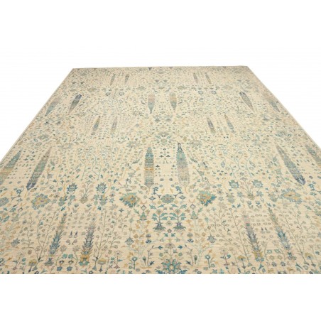 Tappeto Shahi Fine Pakistan beige azzurro 302x416