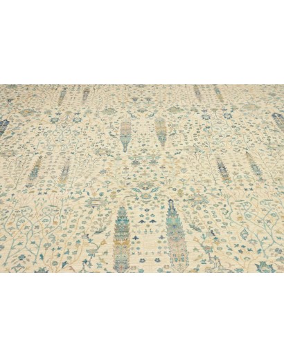 Tappeto Shahi Fine Pakistan beige azzurro 302x416