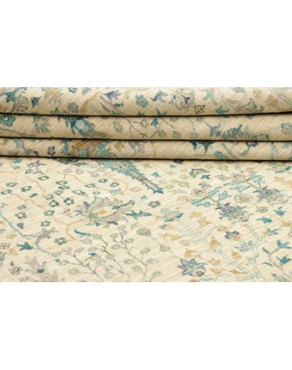 Tappeto Shahi Fine Pakistan beige azzurro 302x416