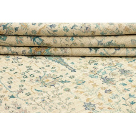 Tappeto Shahi Fine Pakistan beige azzurro 302x416