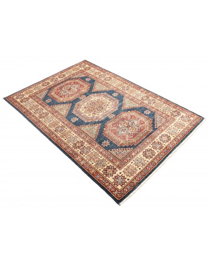 Tappeto Kazak Fine Pakistan marrone grigio 123x181