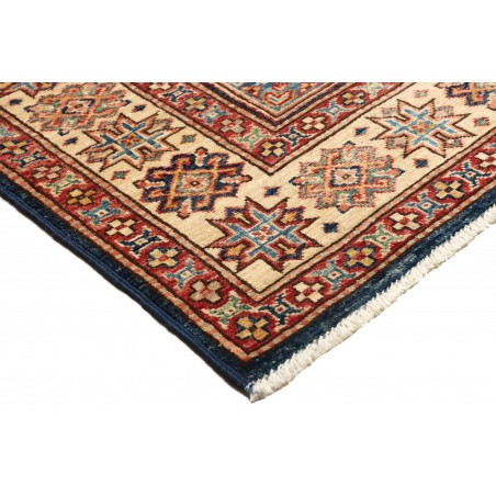 Tappeto Kazak Fine Pakistan marrone grigio 123x181