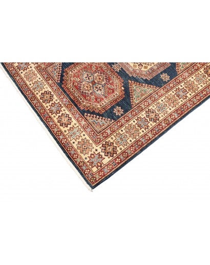 Tappeto Kazak Fine Pakistan marrone grigio 123x181