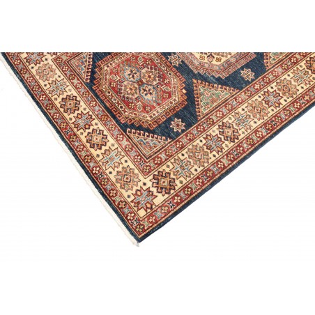 Tappeto Kazak Fine Pakistan marrone grigio 123x181