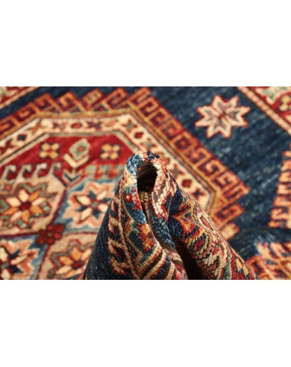 Tappeto Kazak Fine Pakistan marrone grigio 123x181