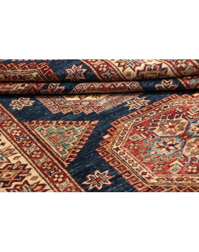 Tappeto Kazak Fine Pakistan marrone grigio 123x181