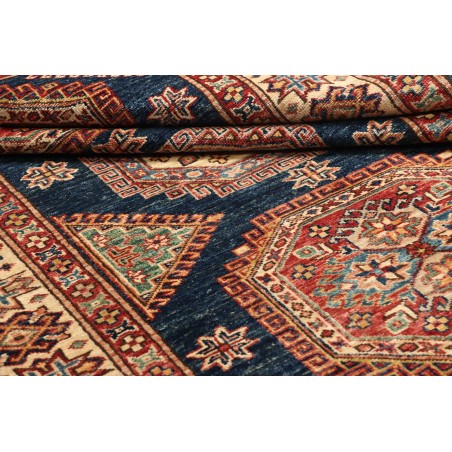 Tappeto Kazak Fine Pakistan marrone grigio 123x181